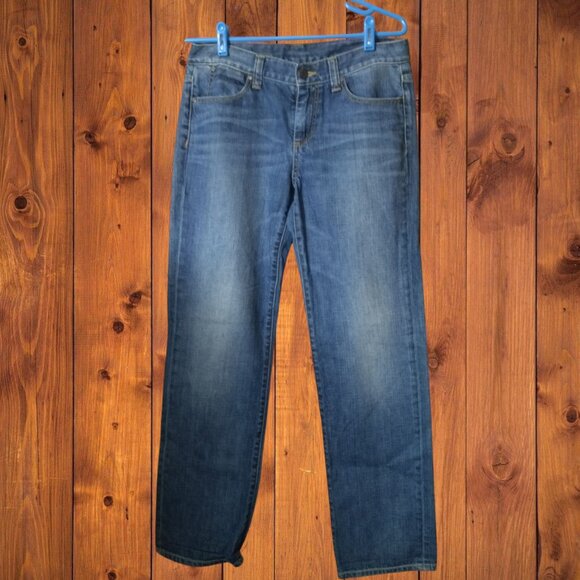 Talbots Women's Size 28 Denim Boyfriend Straight Leg Jeans Casual Preppy Blue - Picture 1 of 4